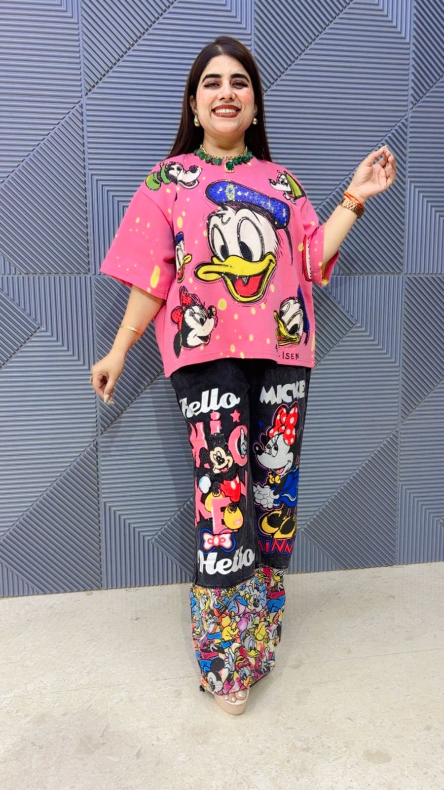 BEAUTIFUL MICKY T-SHIRT GGR4887 Girls Glitters