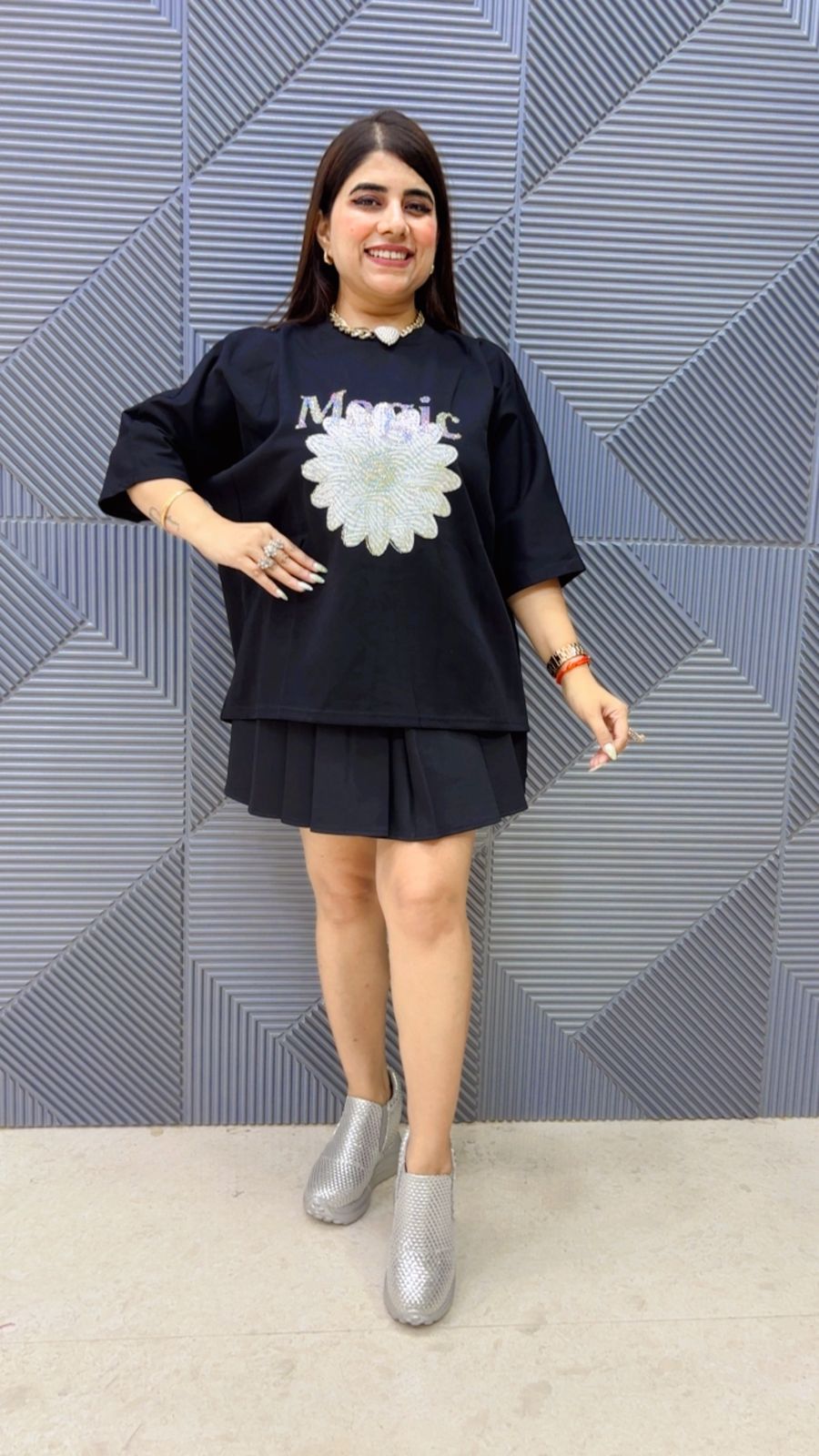 BEAUTIFUL T-SHIRT GGR4903 Girls Glitters