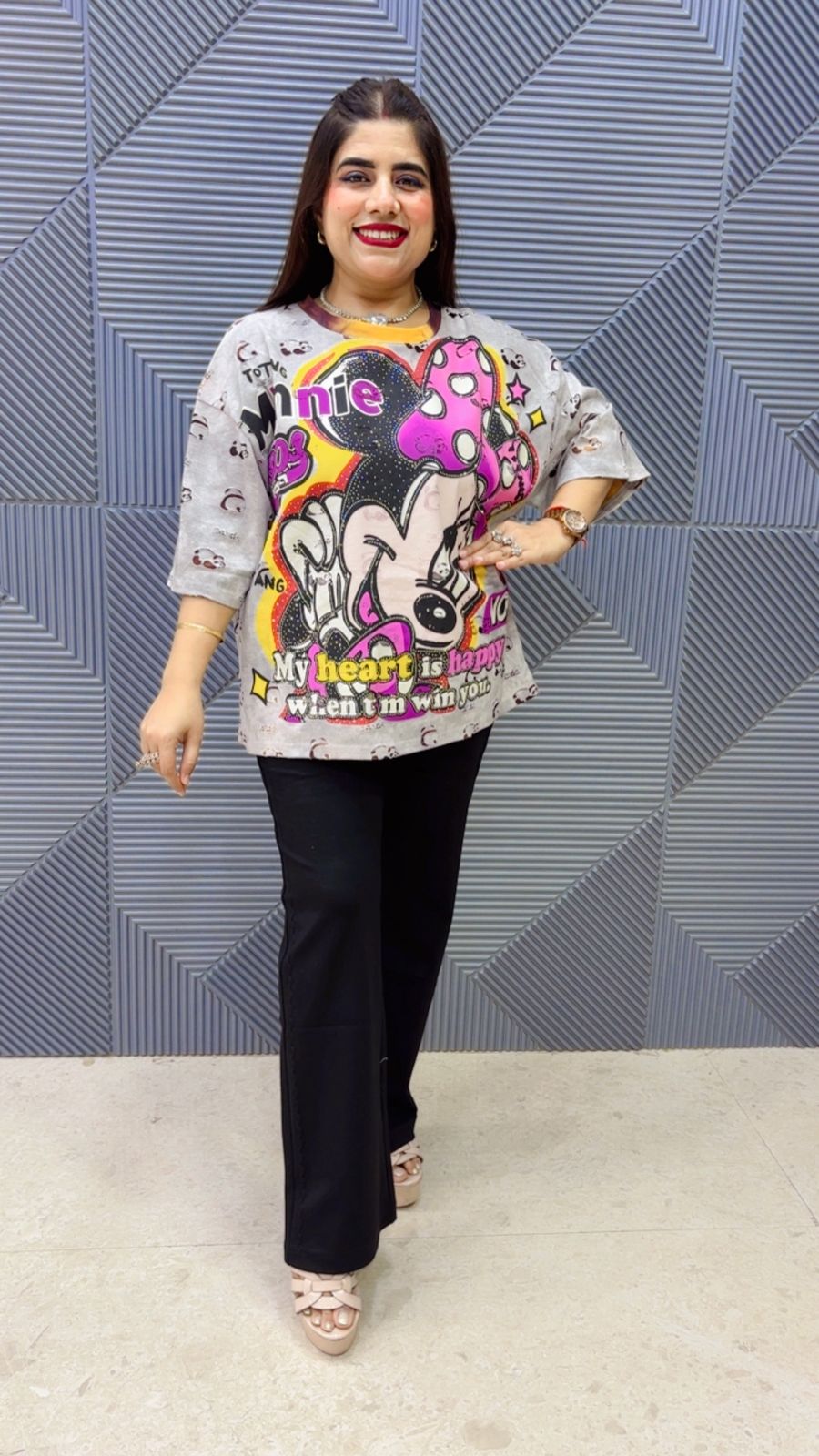 BEAUTIFUL MASH MICKY TOP GGR4955 Girls Glitters