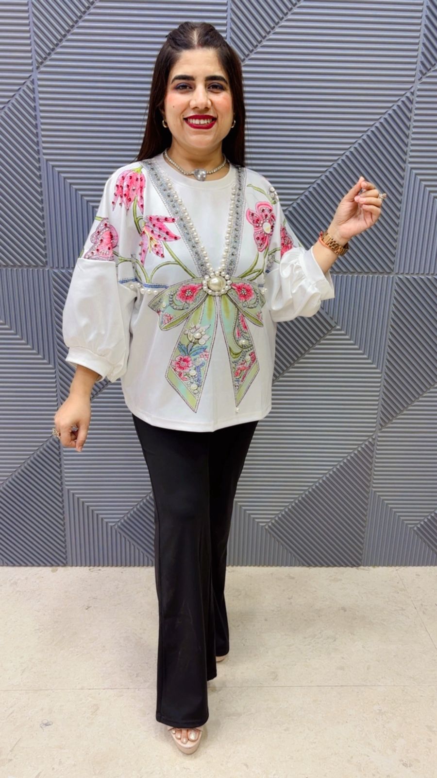 BEAUTIFUL TOP GGR4962 Girls Glitters