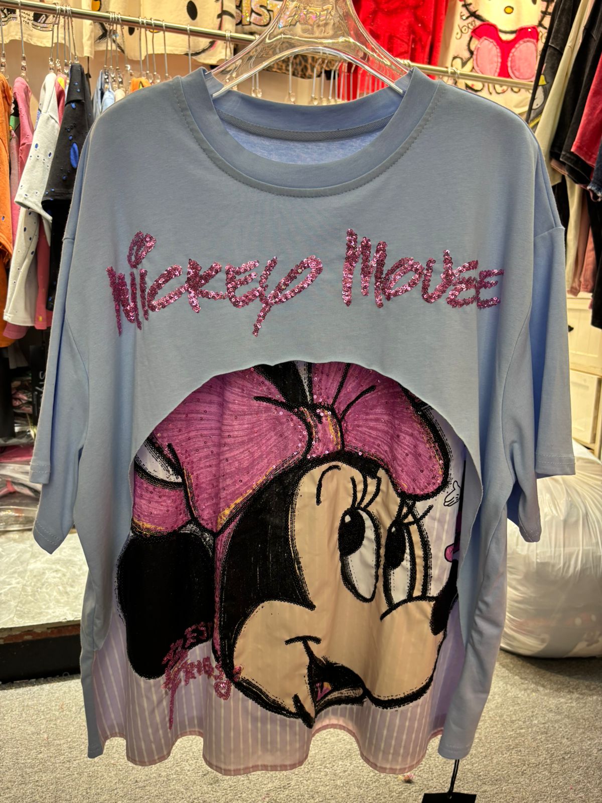 BEAUTIFUL MICKY T-SHIRT GGR4989 Girls Glitters