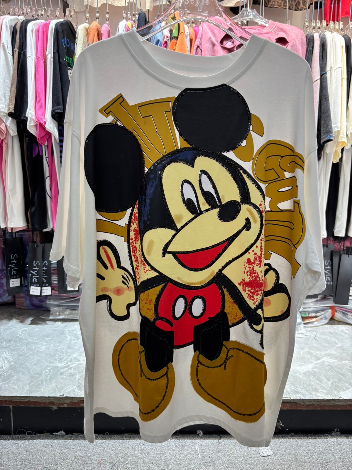 BEAUTIFUL MICKY T-SHIRT GGR4990 Girls Glitters
