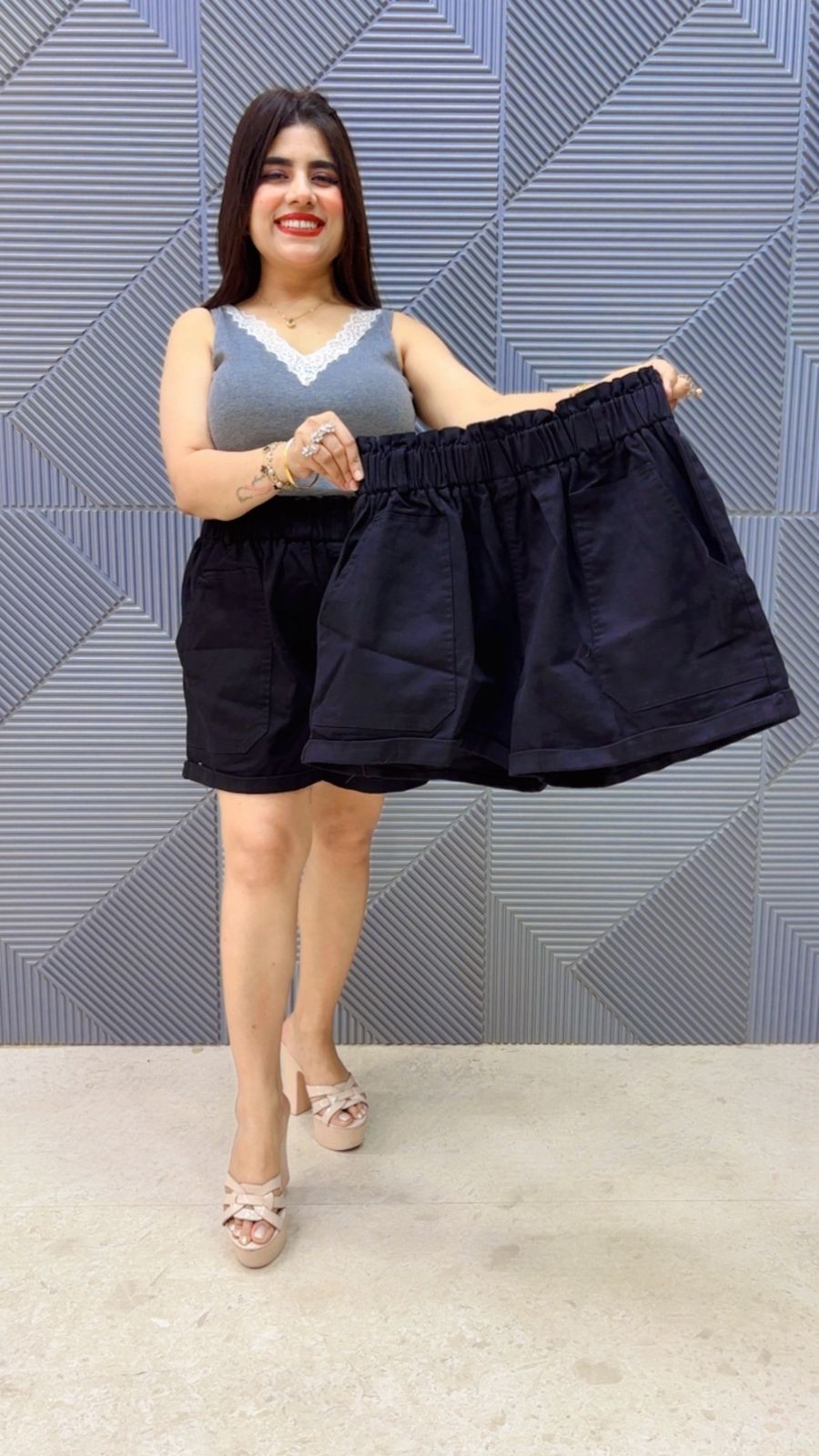 BEAUTIFUL SHORT BOTTOM GRR5001 Girls Glitters