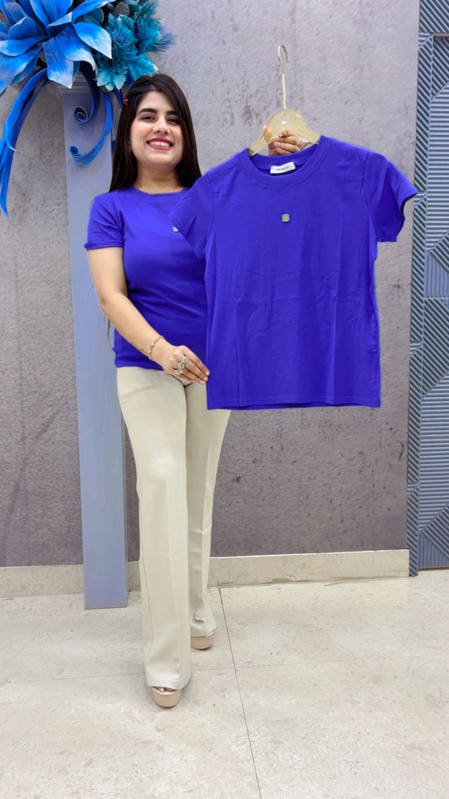 BEAUTIFUL T-SHIRT GGR5068 Girls Glitters