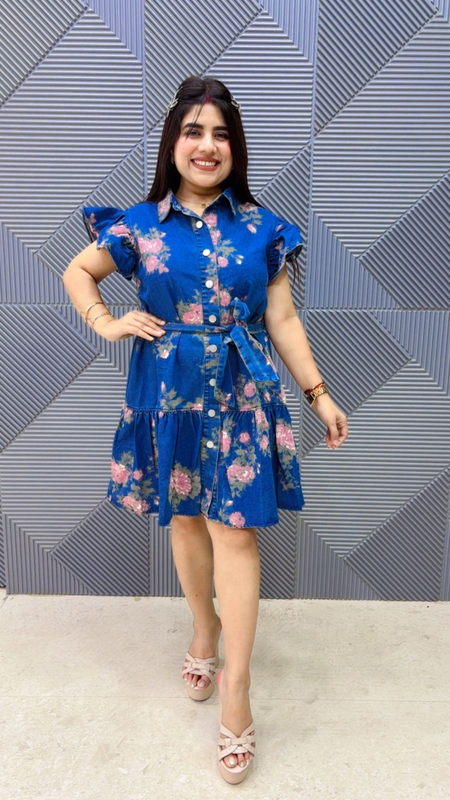 BEAUTIFUL FLOWER DRESS GGR5151 Girls Glitters