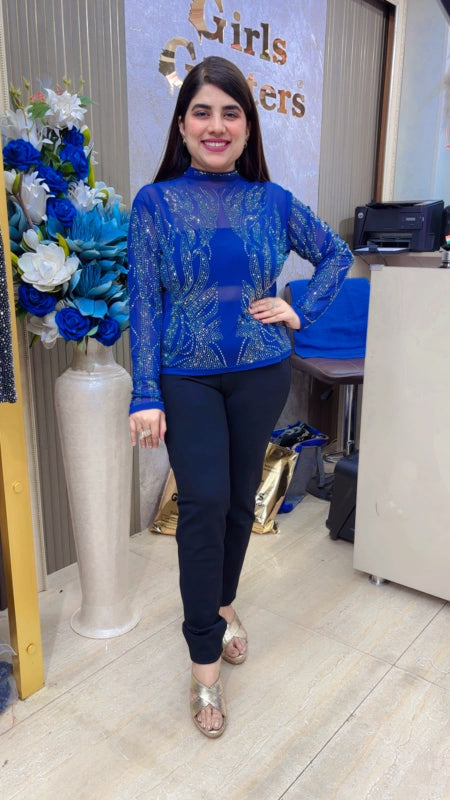 BEAUTIFUL PREMIUM GLITTER TOP GGR5548 Girls Glitters