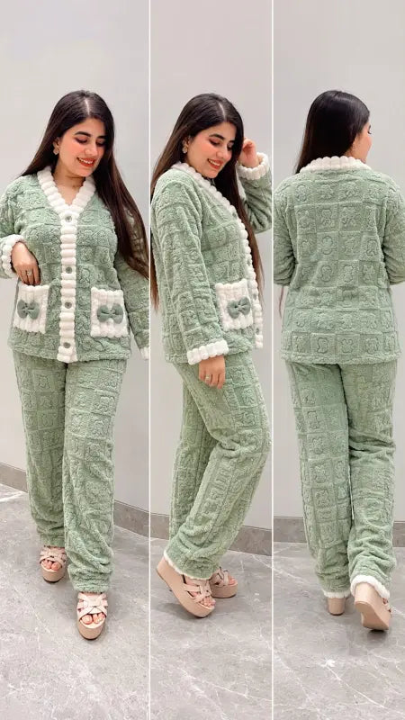 BEAUTIFUL PREMIUM WOOLEN IMPORTED CORD SET GGR5641 Girls Glitters