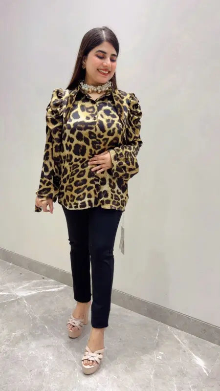 BEAUTIFUL PREMIUM PRINTED SHIRT TOP GGR5642 Girls Glitters