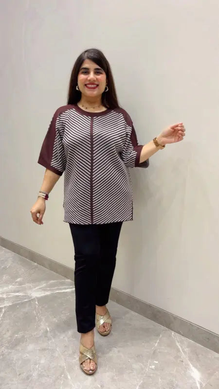 BEAUTIFUL PREMIUM WOOLEN TOP GGR5650 Girls Glitters