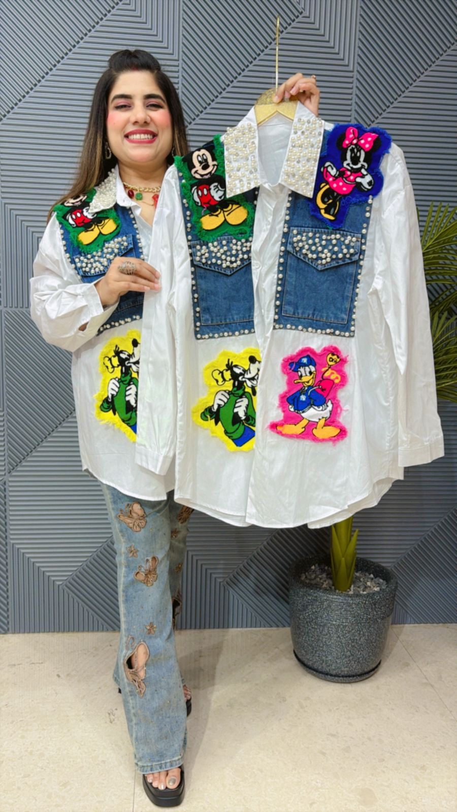 BEAUTIFUL COTTON DENIM SHIRT GGR1355
