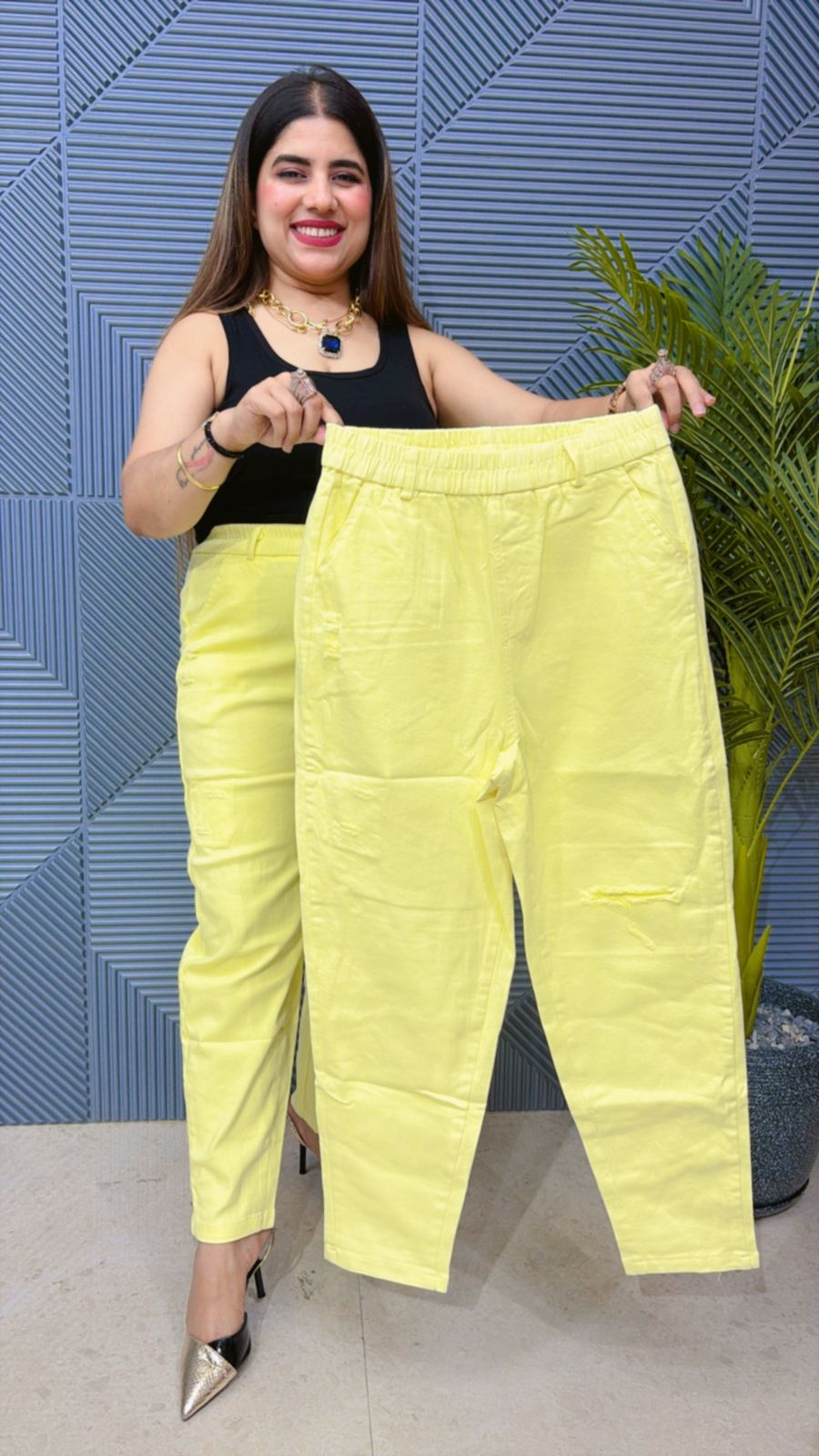 COTTON DENIM BOTTOM GGR1370