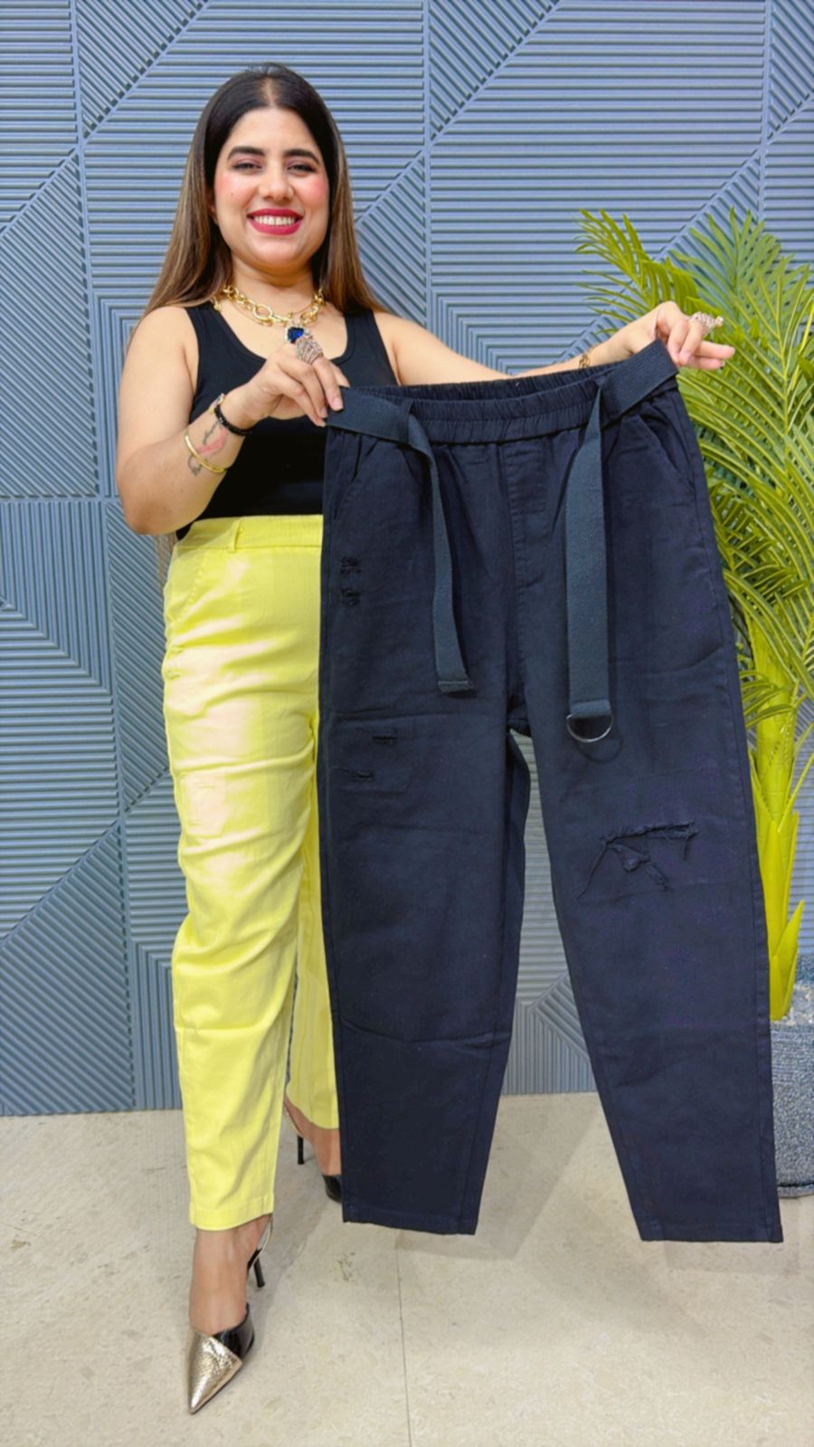 COTTON DENIM BOTTOM GGR1370