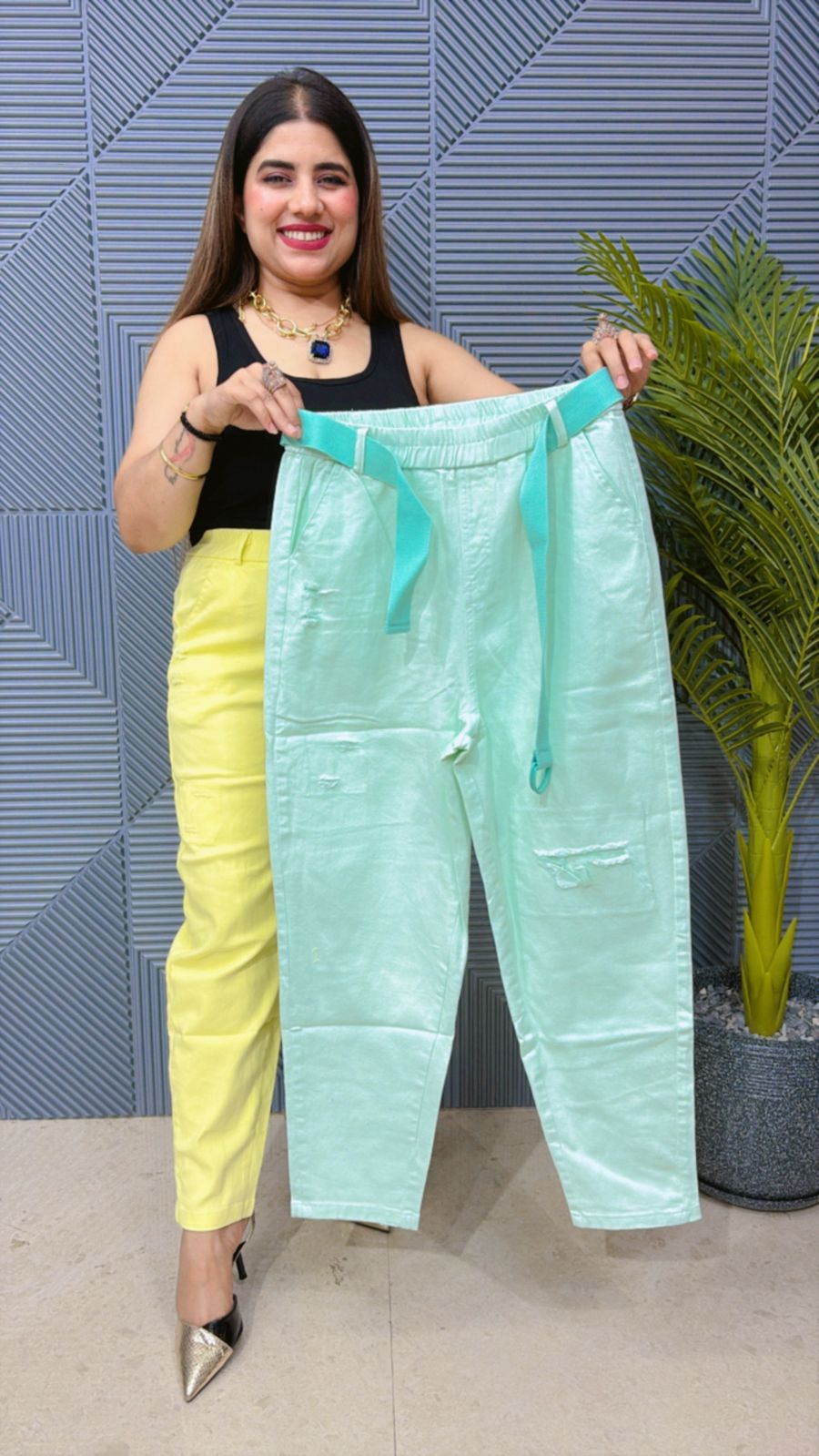 COTTON DENIM BOTTOM GGR1370