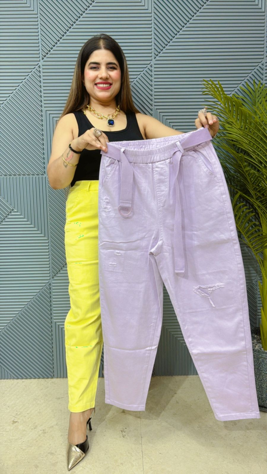 COTTON DENIM BOTTOM GGR1370