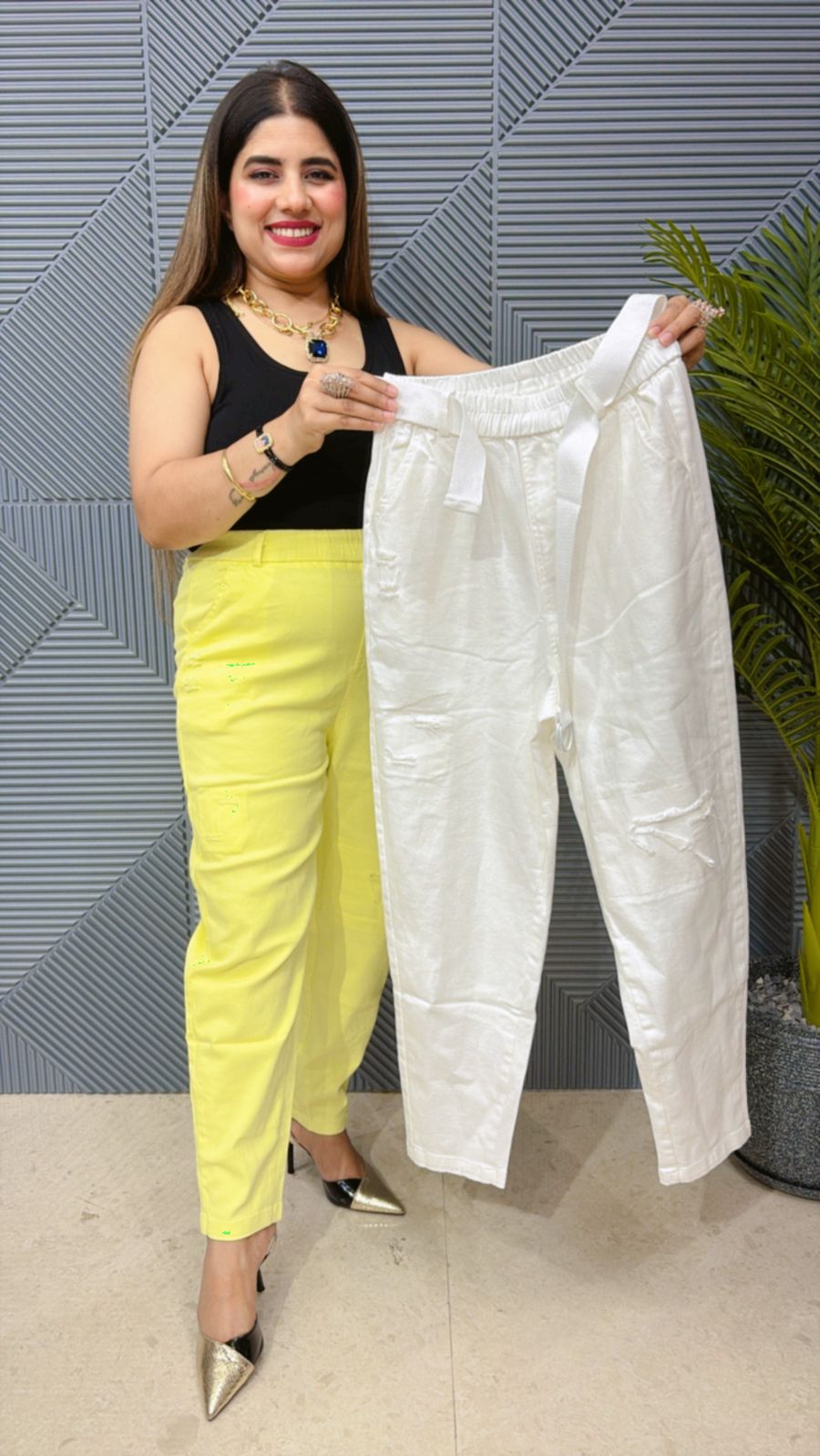 COTTON DENIM BOTTOM GGR1370