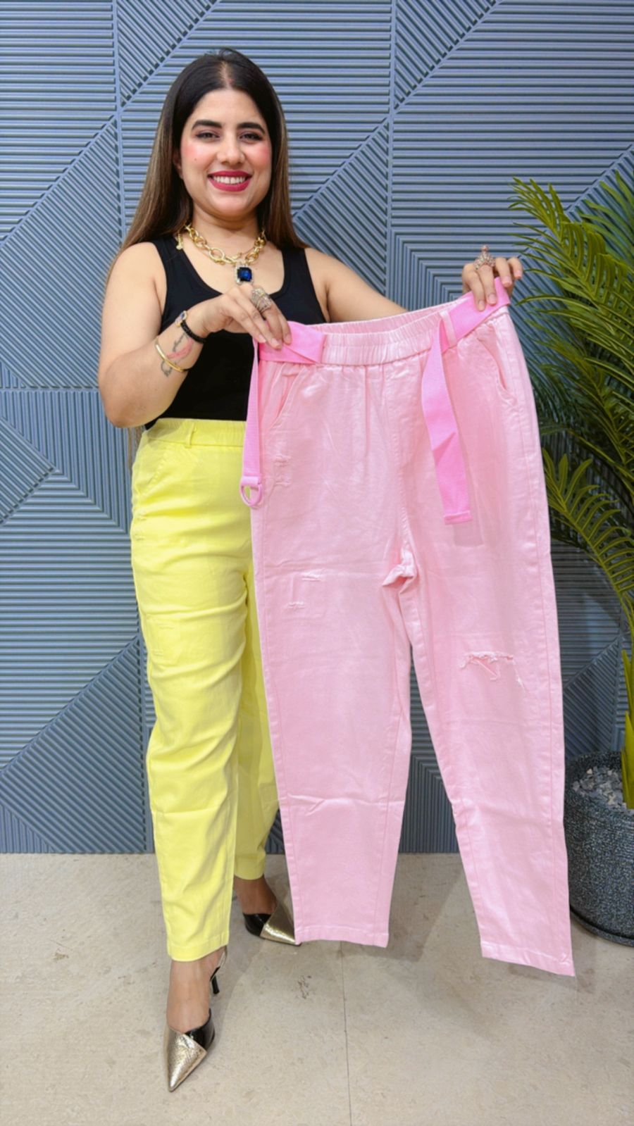 COTTON DENIM BOTTOM GGR1370