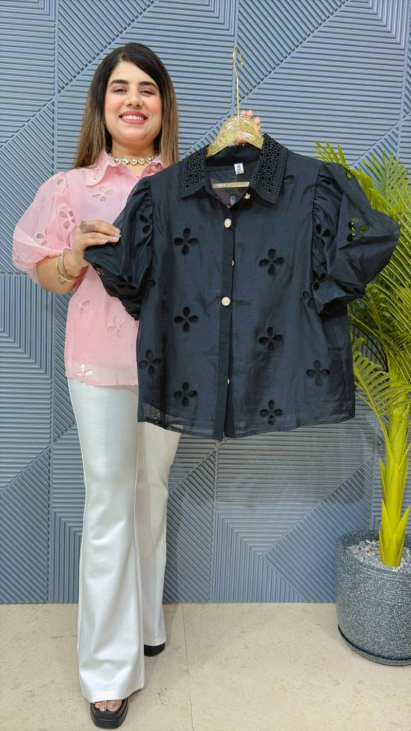 BEAUTIFUL FLOWER TOP GGR1545
