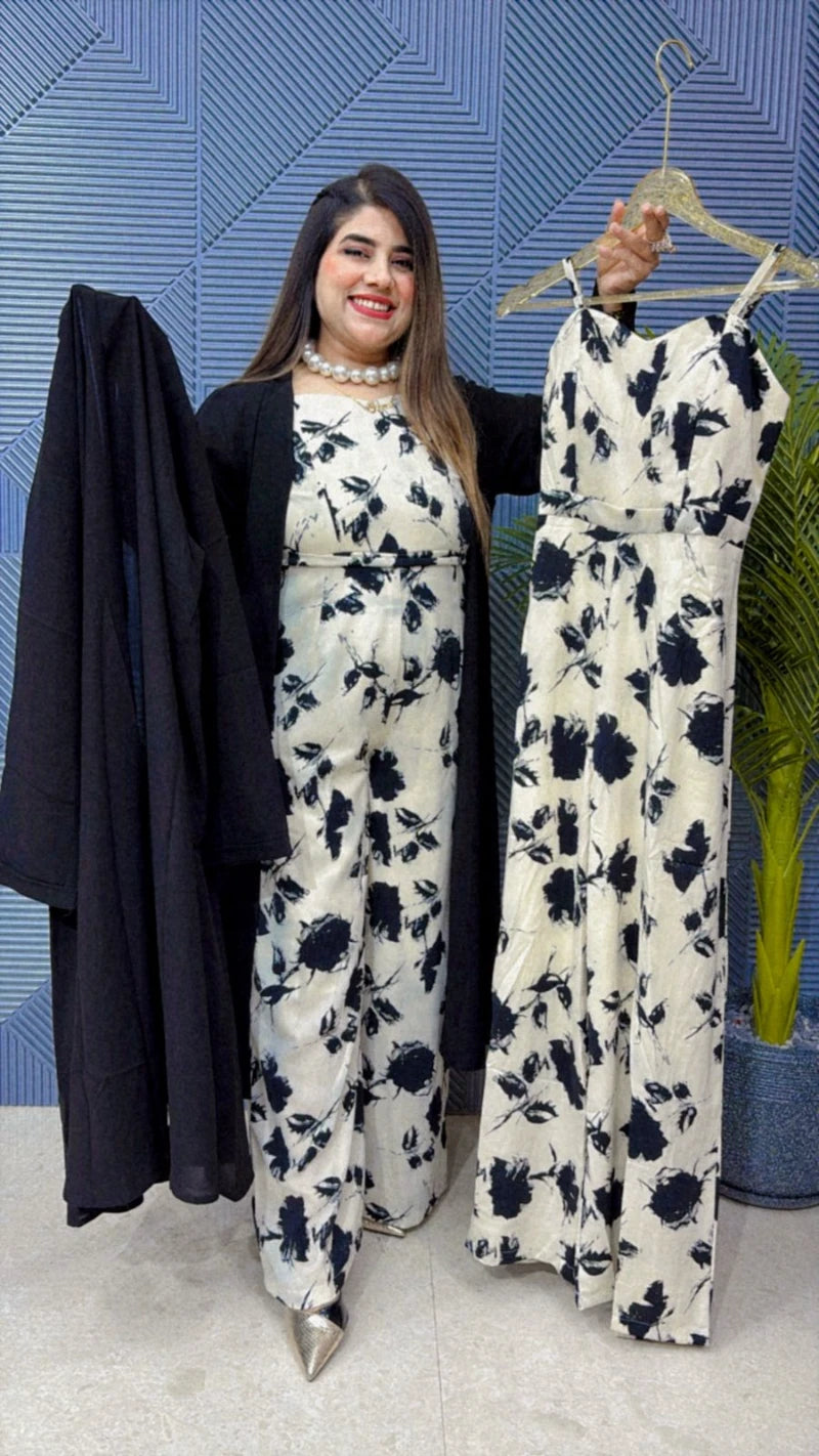 JUMPSUIT WITH SHRUG GGR1592