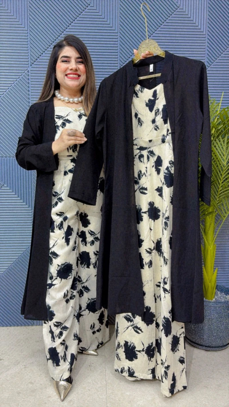 JUMPSUIT WITH SHRUG GGR1592