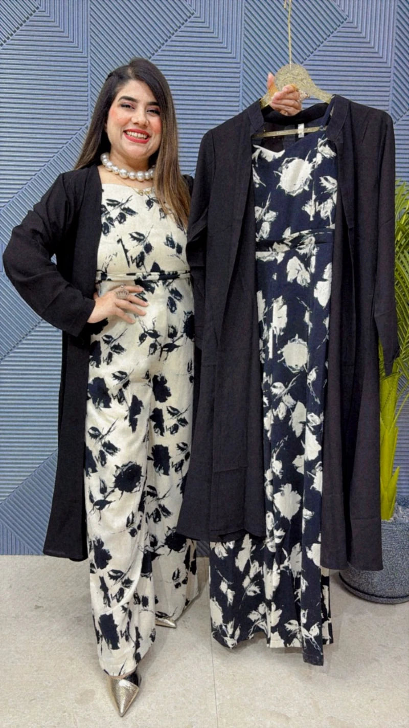 JUMPSUIT WITH SHRUG GGR1592