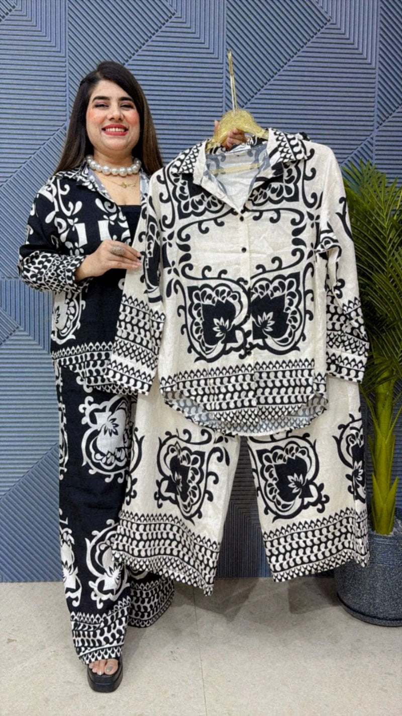 COTTON CORDSET WITH BEAUTIFUL WORK GGR1593