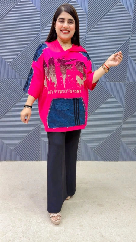 BEAUTIFUL PREMIUM DESIGNER TOP GGR5296 Girls Glitters