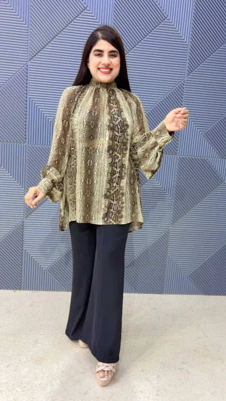 BEAUTIFUL PREMIUM DESIGNER PRINTED TOP GGR5298 Girls Glitters