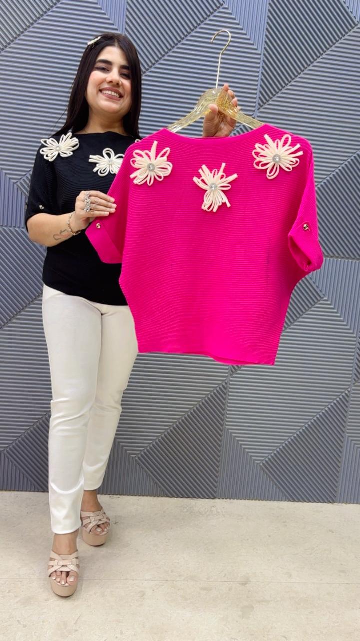 BEAUTIFULL FLOWER TOP GGR5121 Girls Glitters