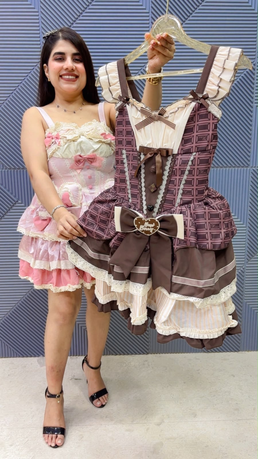 BEAUTIFUL CUTE CHOCLATE DRESS GGR5287 Girls Glitters