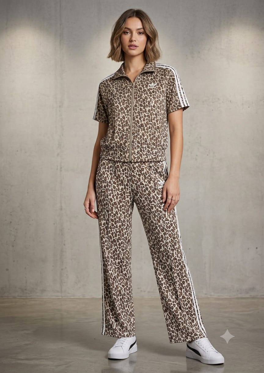 BEAUTIFUL LEOPARD CORD SET GGR5262 Girls Glitters