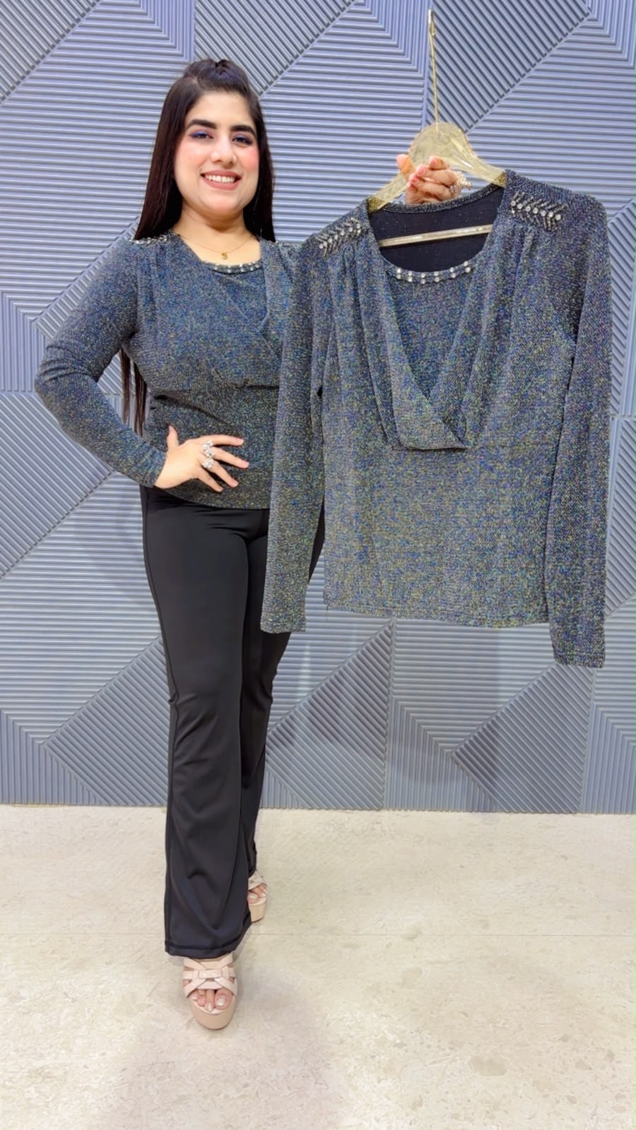 BEAUTIFUL TOP GGR5220 Girls Glitters