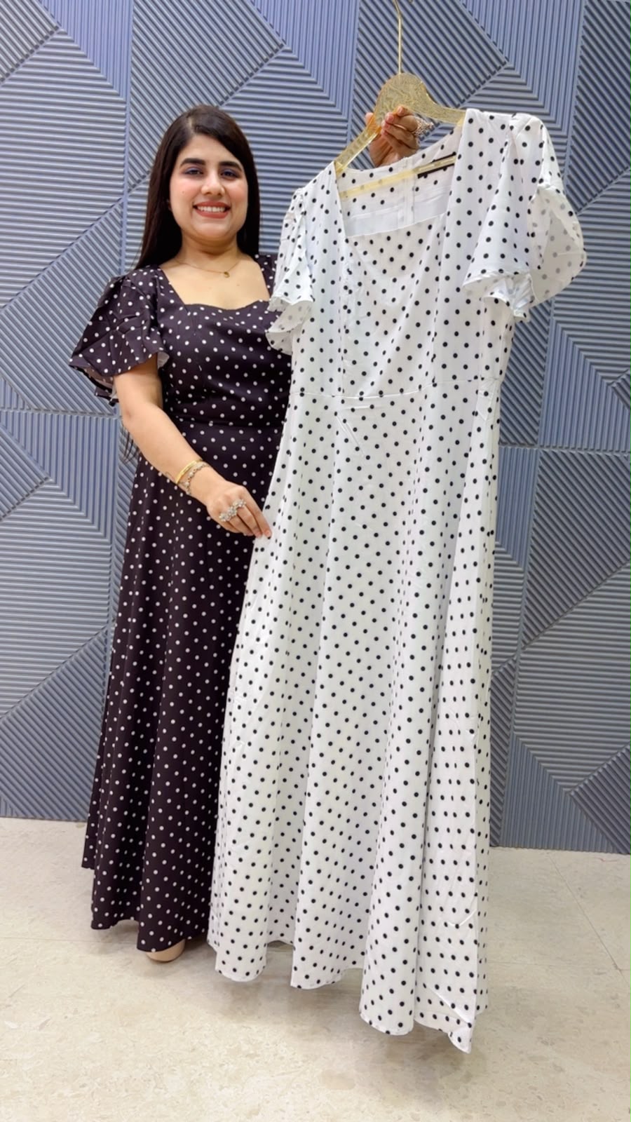 BEAUTIFUL POLKA DRESS GGR5237 Girls Glitters