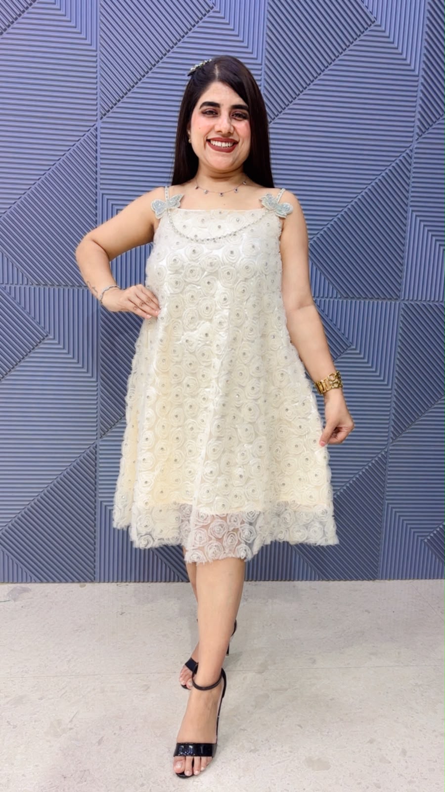 BEAUTIFUL NATED DRESS GGR5282 Girls Glitters