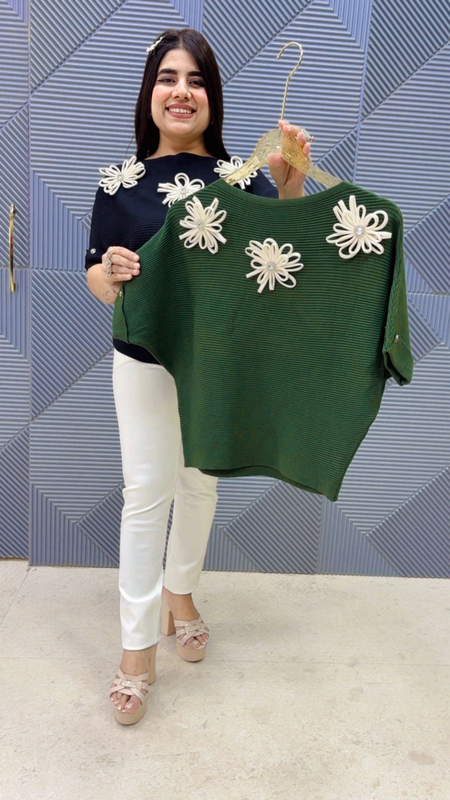 BEAUTIFULL FLOWER TOP GGR5121 Girls Glitters
