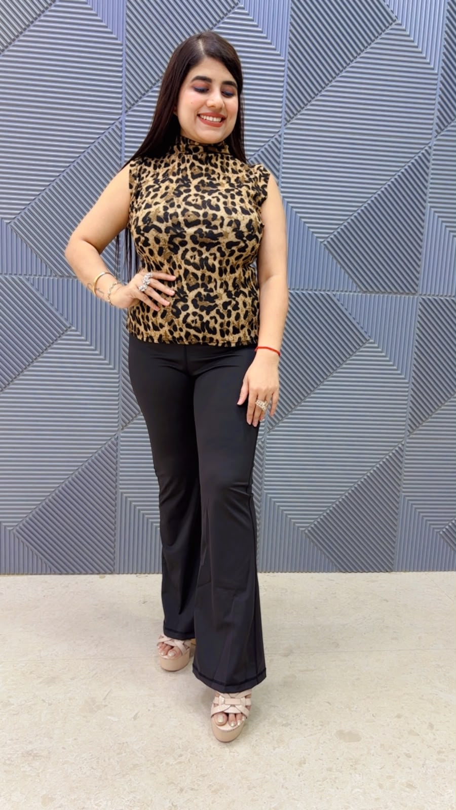 BEAUTIFUL LEOPARD TOP GGR5239 Girls Glitters