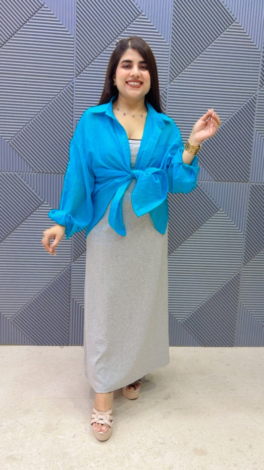 BEAUTIFUL DRESS WITH SHIRT GGR5286 Girls Glitters