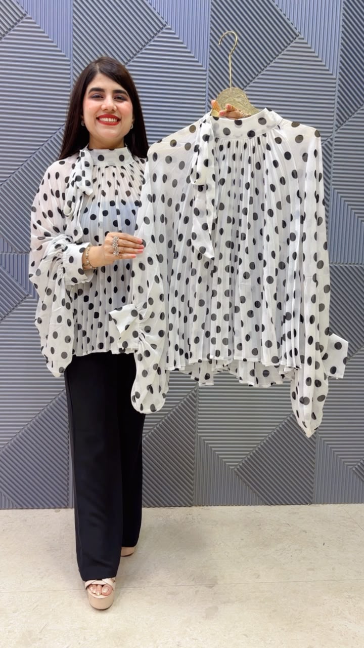 BEAUTIFUL POLKA TOP GGR5180 Girls Glitters