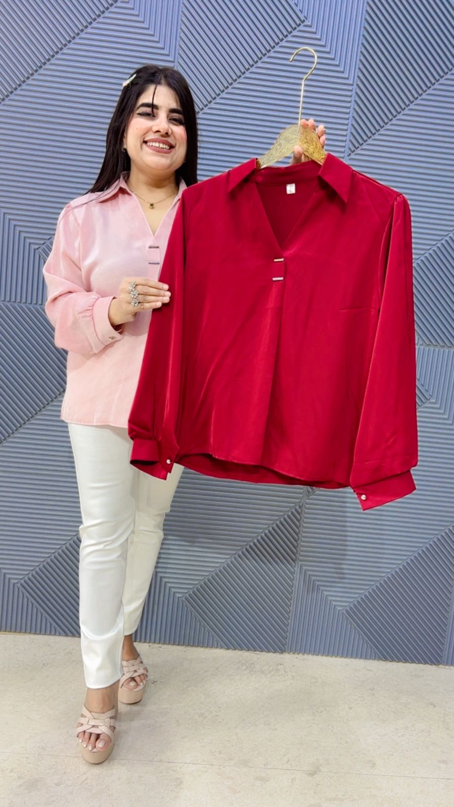 BEAUTIFUL SUMMER SATINE TOP GGR5115 Girls Glitters