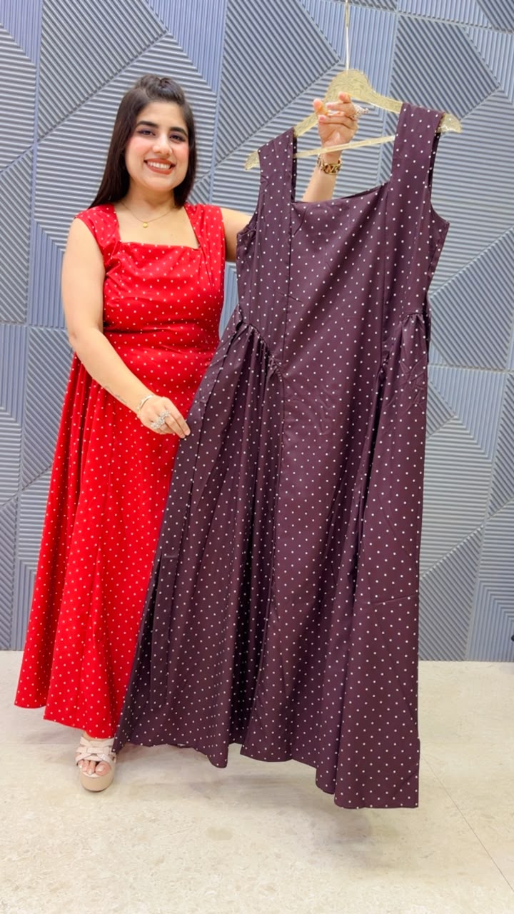 BEAUTIFUL POLKA DRESS GGR5231 Girls Glitters