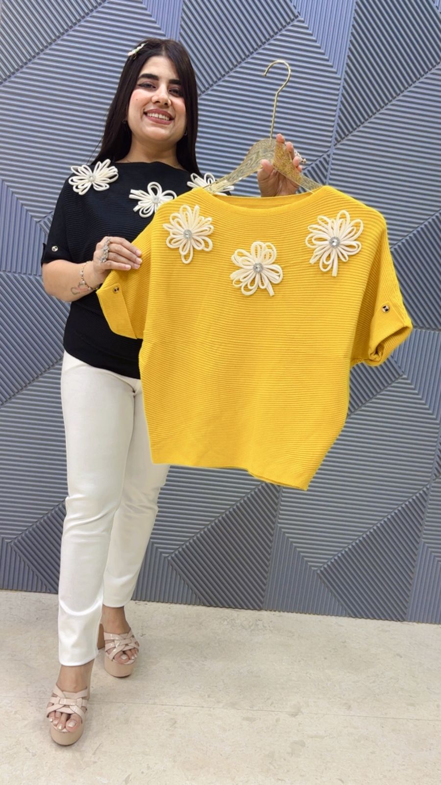 BEAUTIFULL FLOWER TOP GGR5121 Girls Glitters