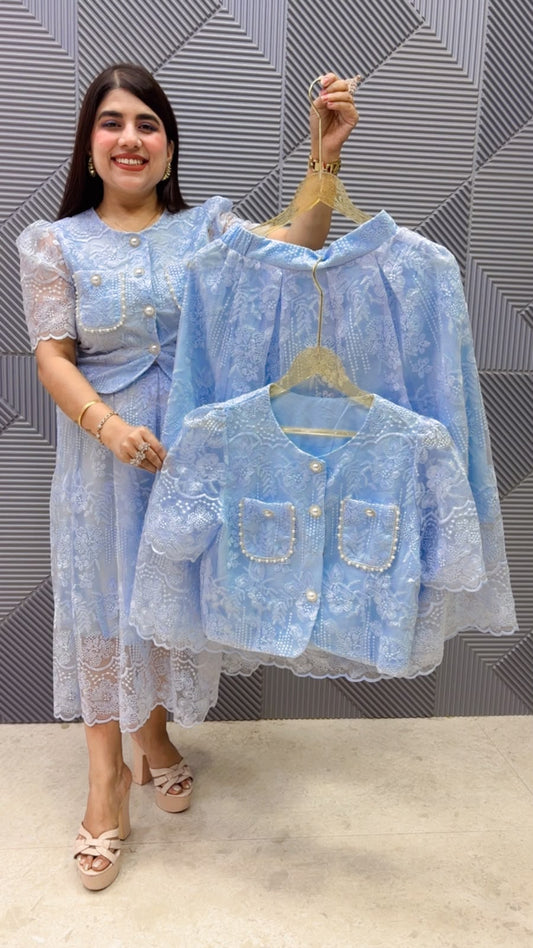 BEAUTIFUL CROP TOP WITH SKIRT GGR5209 Girls Glitters