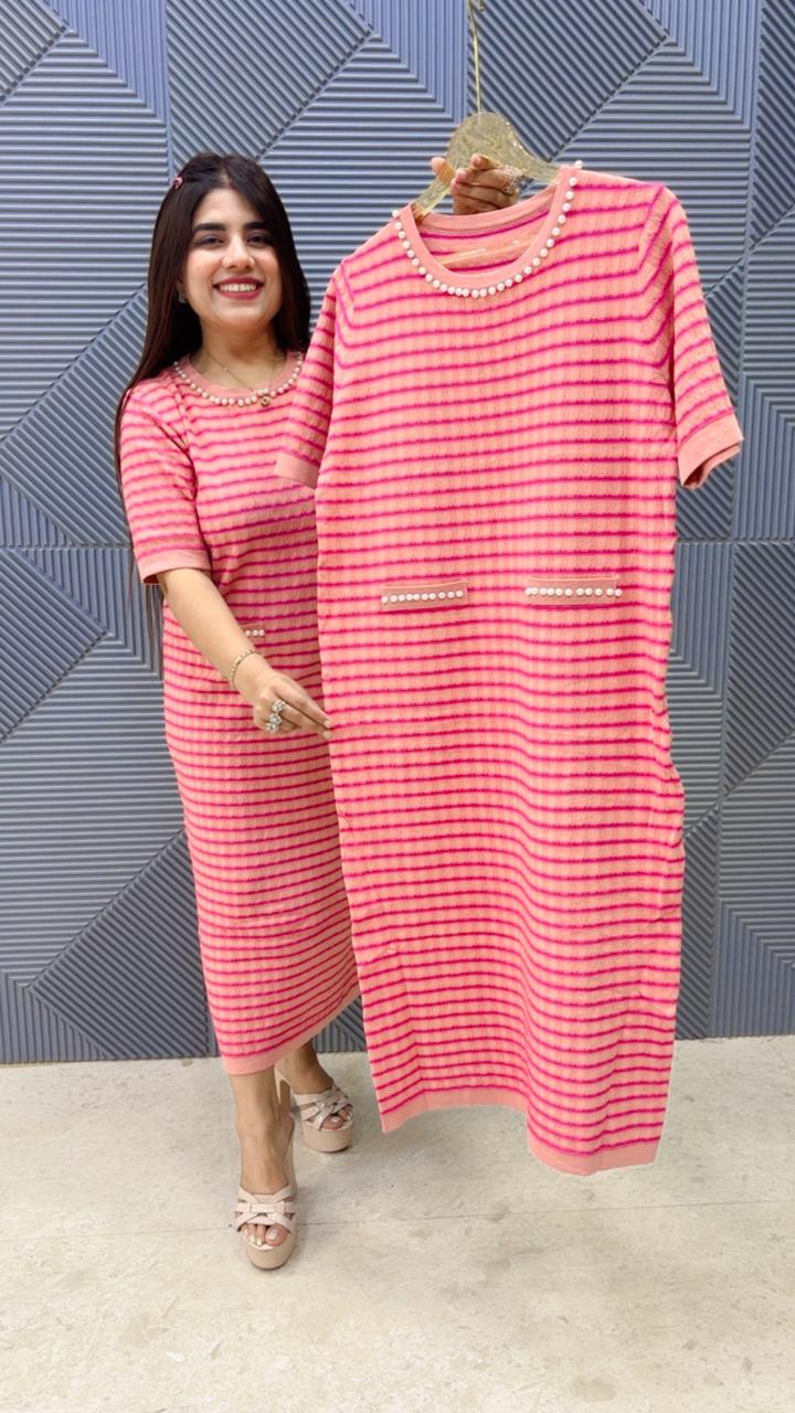 BEAUTIFUL NITTED DRESS GGR5137 Girls Glitters