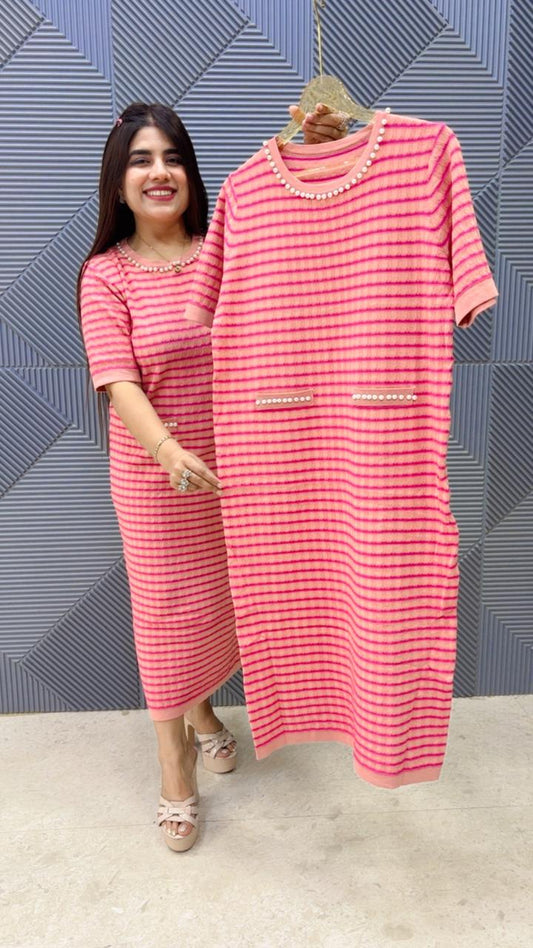 BEAUTIFUL NITTED DRESS GGR5137 Girls Glitters