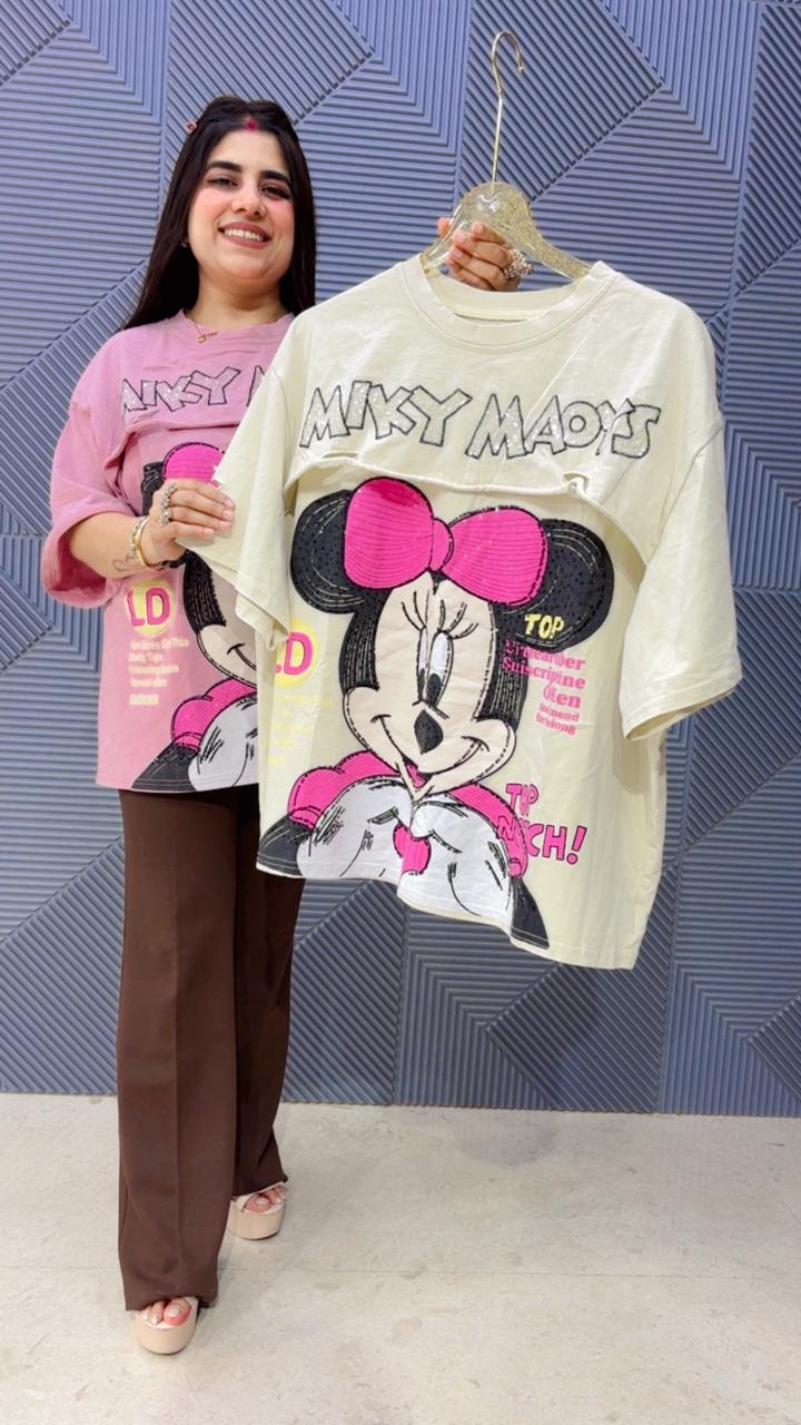 BEAUTIFUL MIKY  MAOYS T-SHIRT GGR5144 Girls Glitters