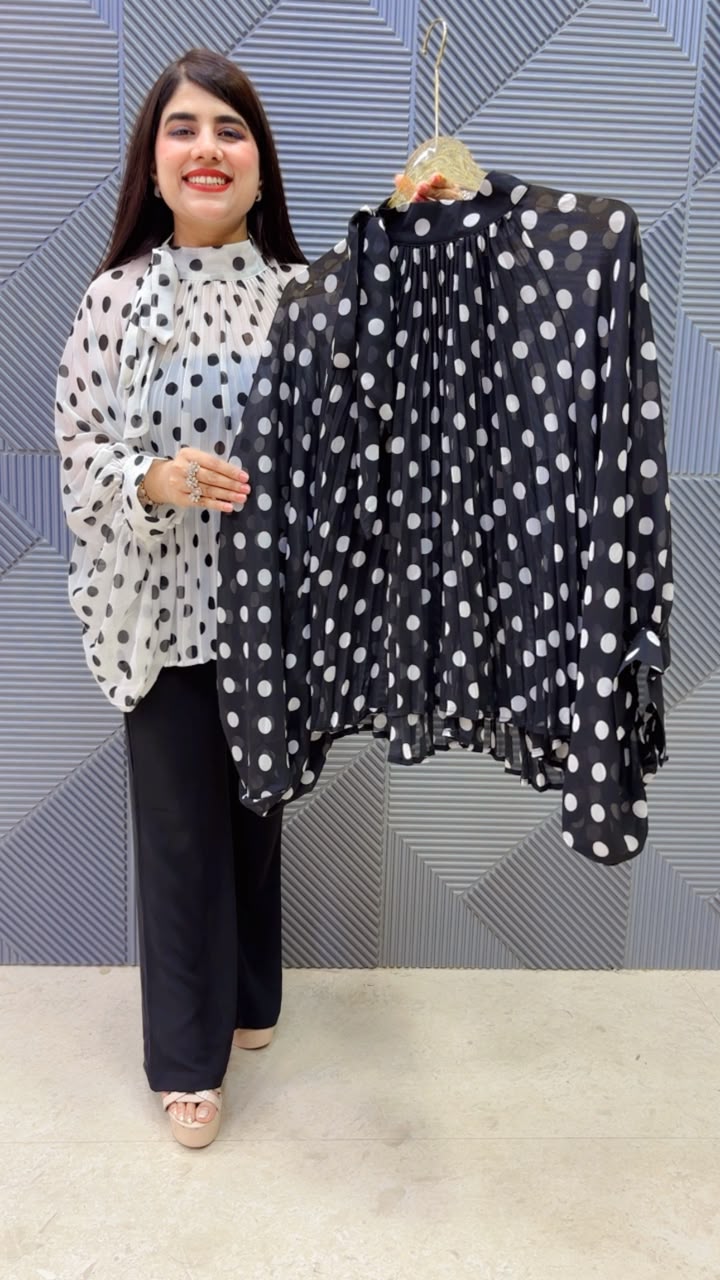 BEAUTIFUL POLKA TOP GGR5180 Girls Glitters