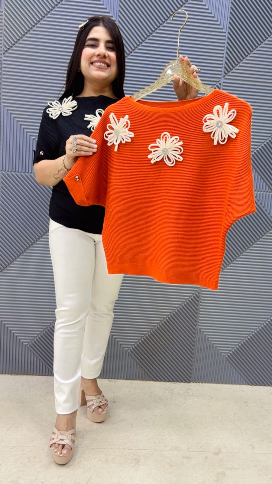 BEAUTIFULL FLOWER TOP GGR5121 Girls Glitters