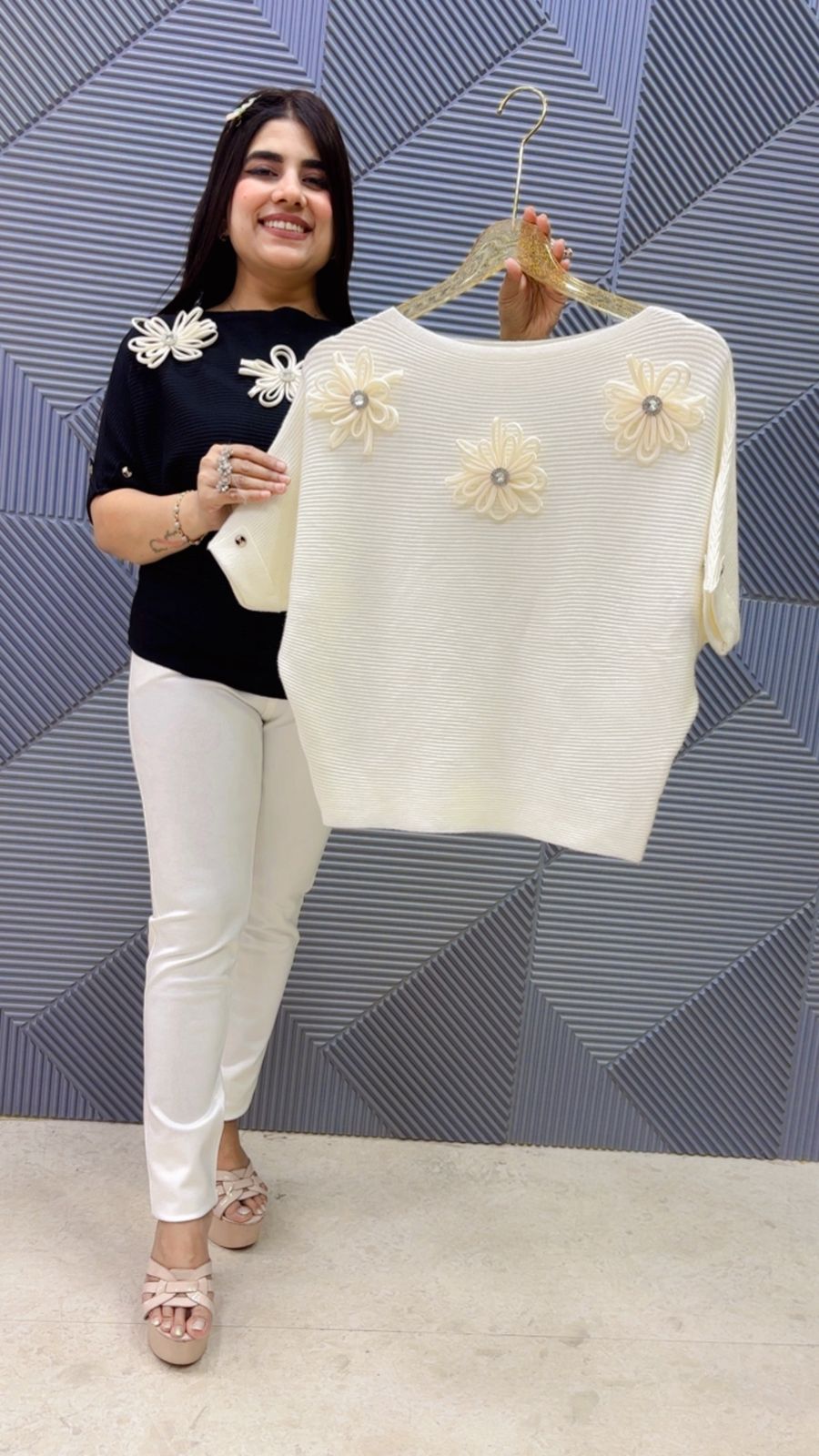 BEAUTIFULL FLOWER TOP GGR5121 Girls Glitters