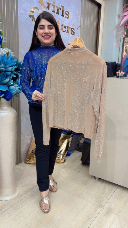 BEAUTIFUL PREMIUM GLITTER TOP GGR5548 Girls Glitters