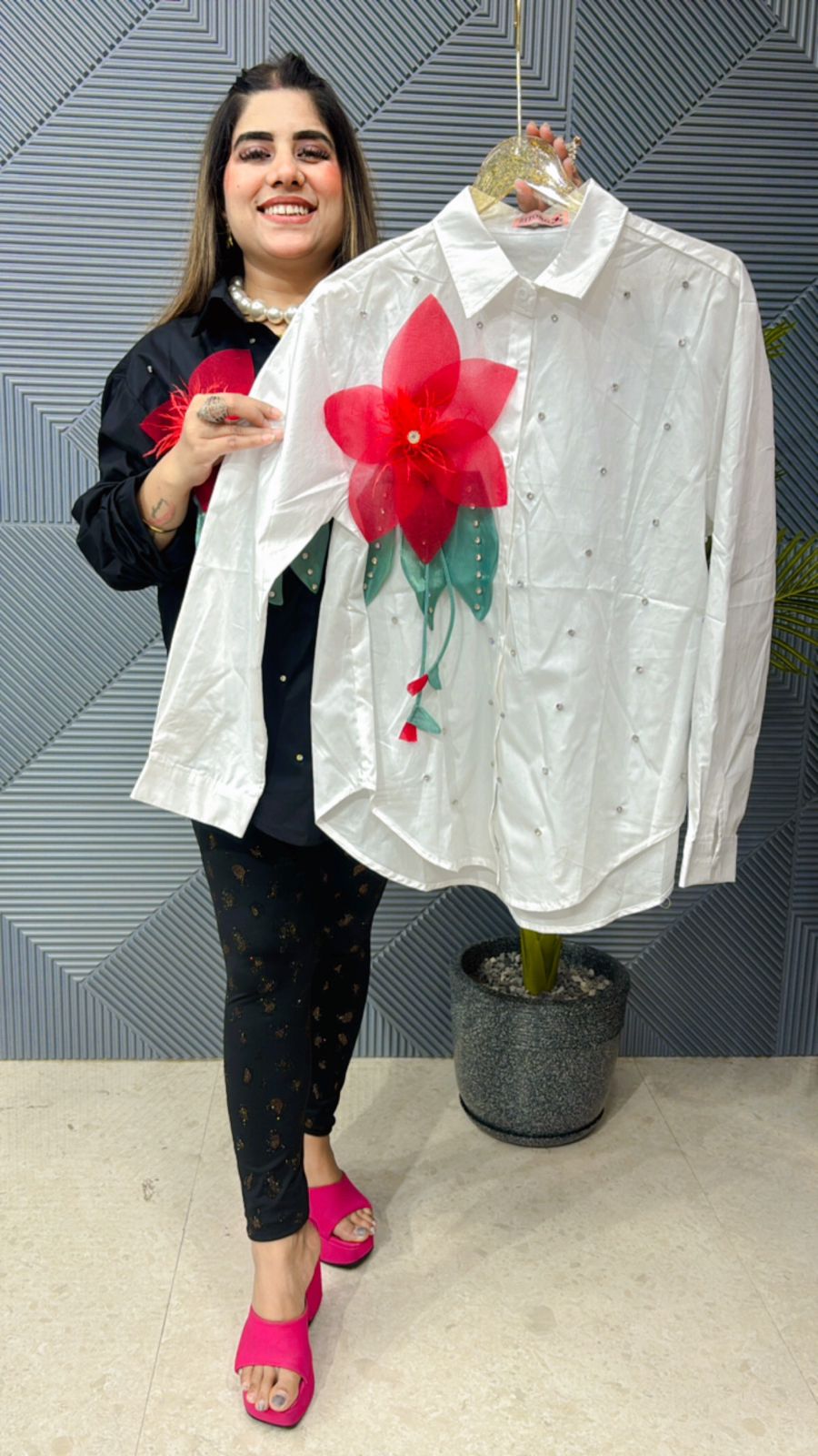 Beautiful Cotton Flower Shirt GGR1072