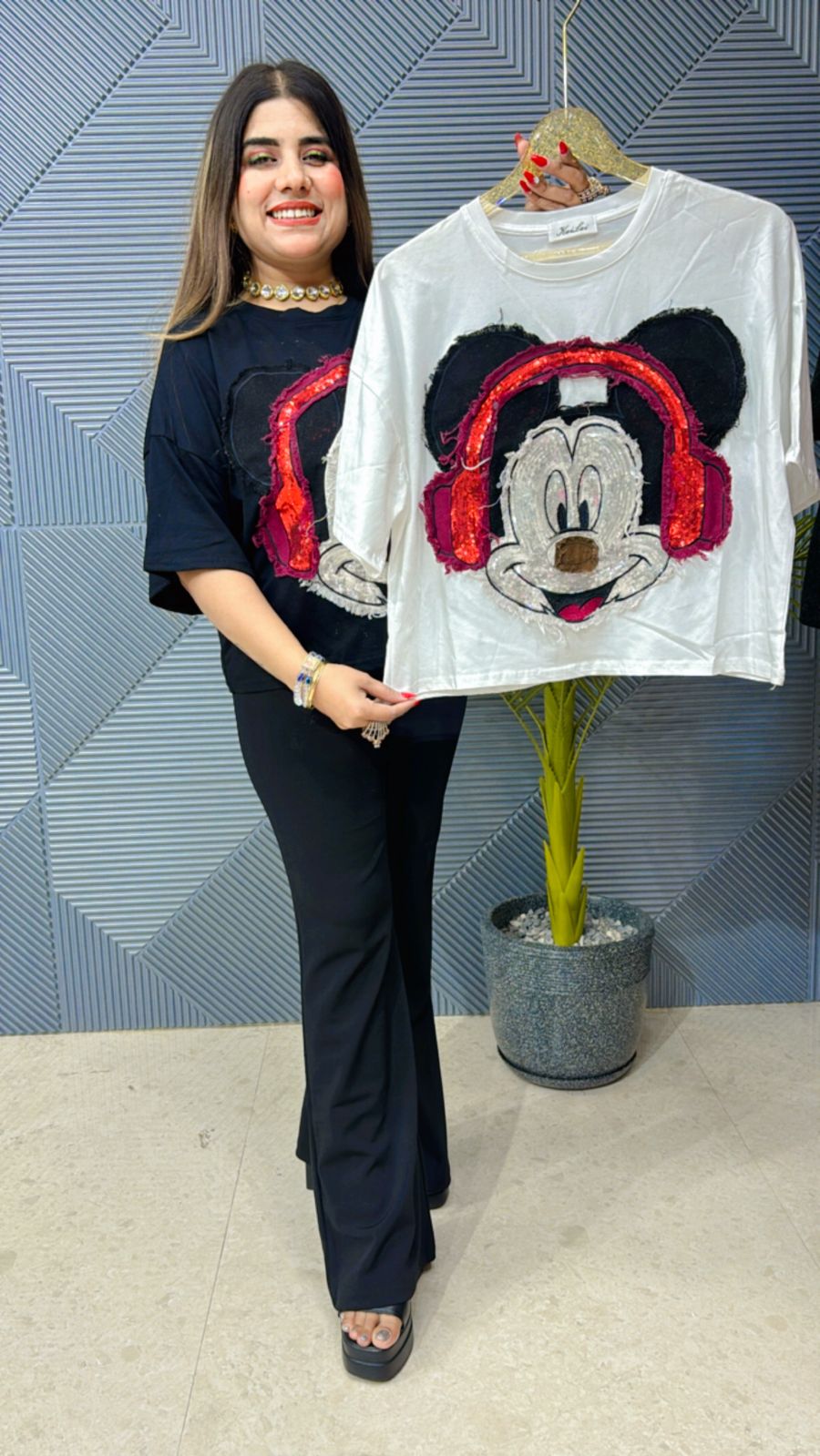 Beautiful Premium Mickey Summer Top GGR1120